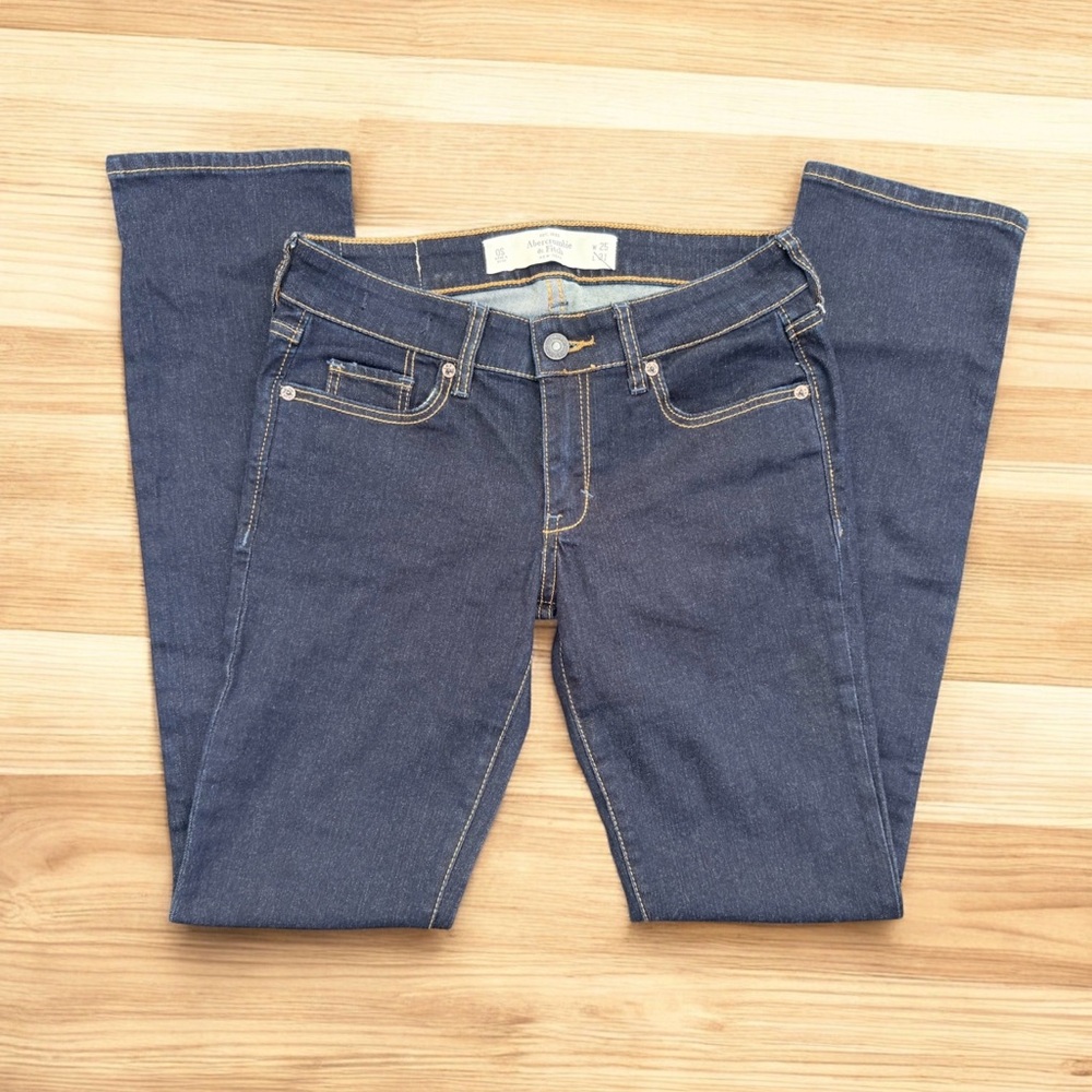Abercrombie & Fitch Dark Blue Skinny Jeans Women’s Size 0s